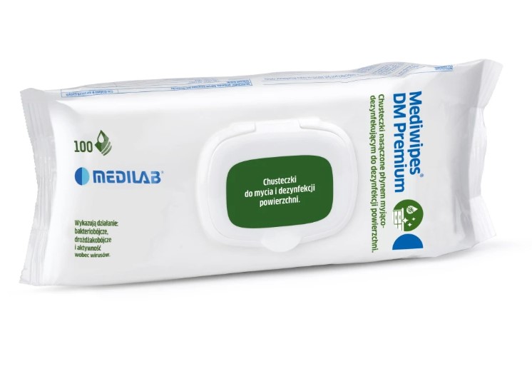 Серветки Mediwipes DM Premium Flowpack 100 шт.